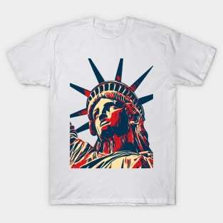 liberty statue united states of America T-Shirt